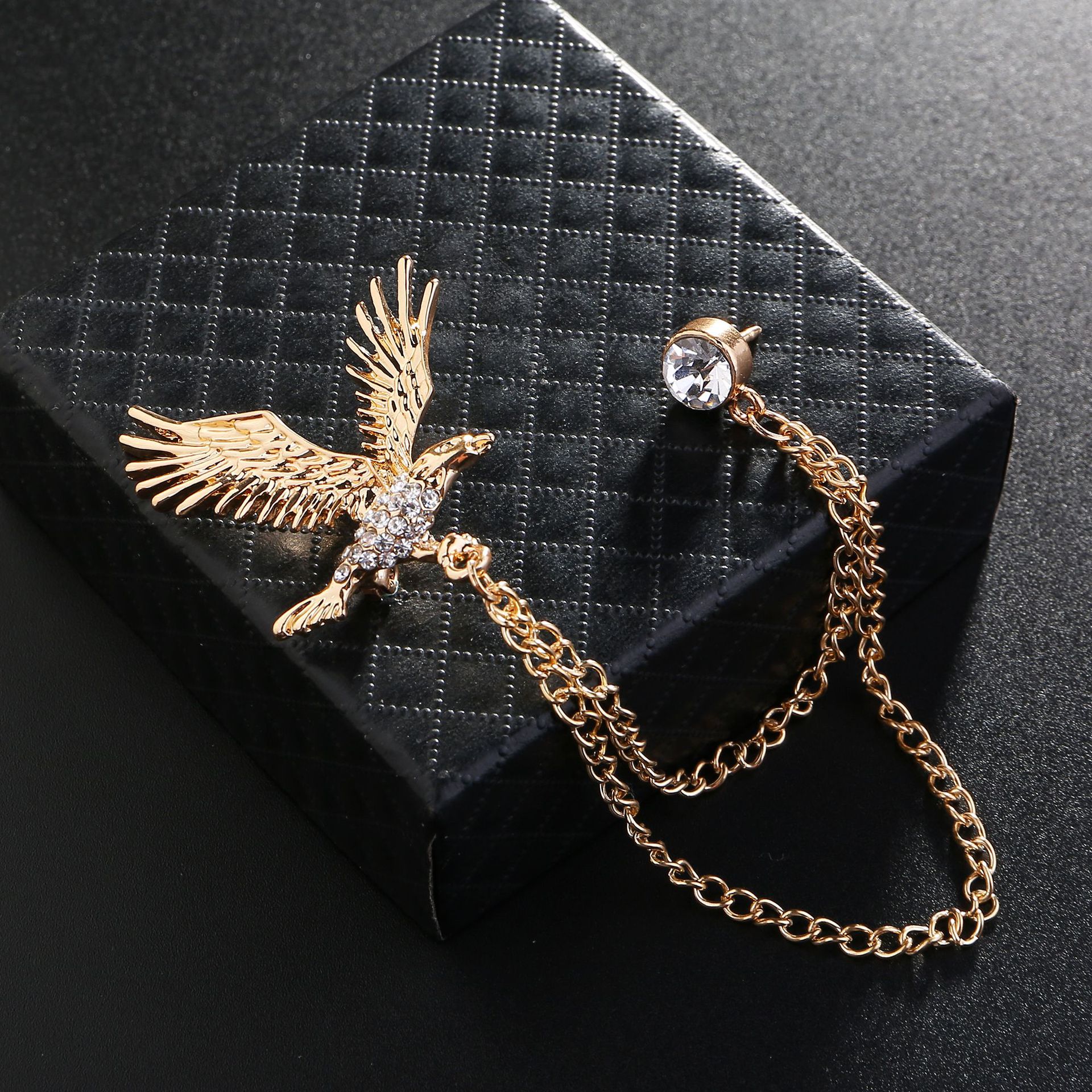 Women'S Eagles Accessories - Vintage Eagle Tassel Brooch Alloy Animal