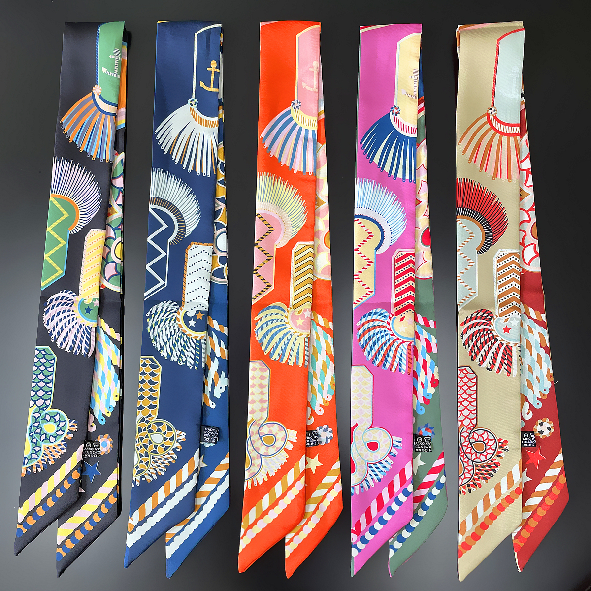 Women Accessories Brands - Brand Design Twill 100% Silk Scarf