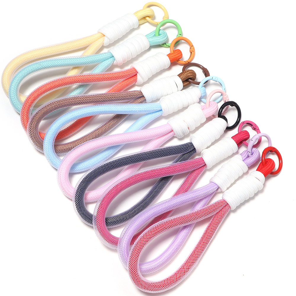 Women'S Accessories Rings - 2pcs Hand Woven Keychain For Mobile
