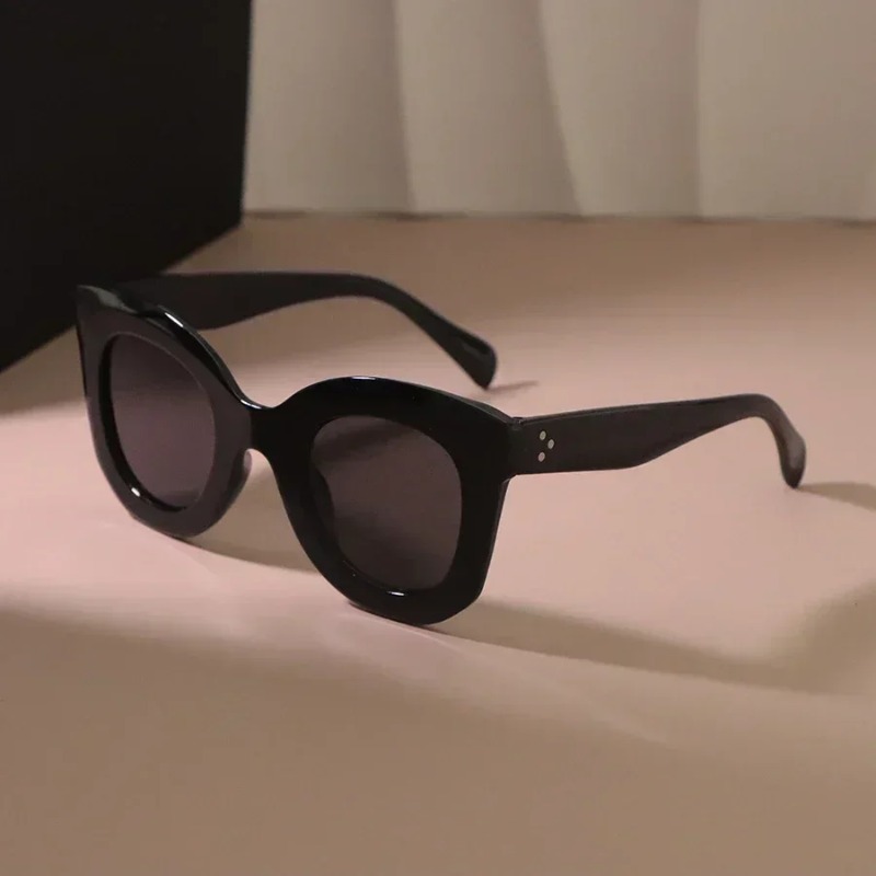 Sunglasses Oversized Square - Retro Square Sunglasses Women Fashion Plastic