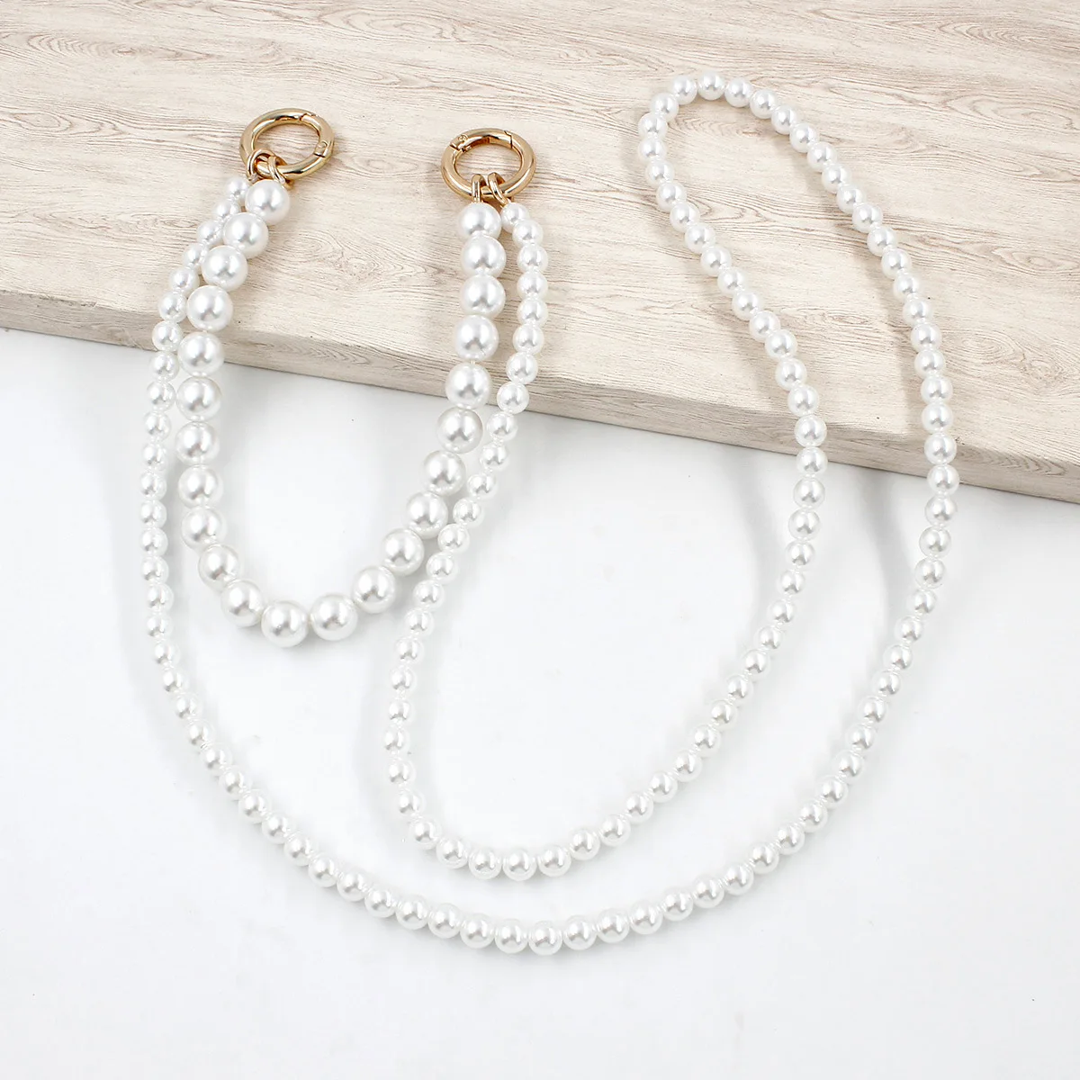 Women'S Accessories Handbags - Pearl Chain for Bags Handbag Handles