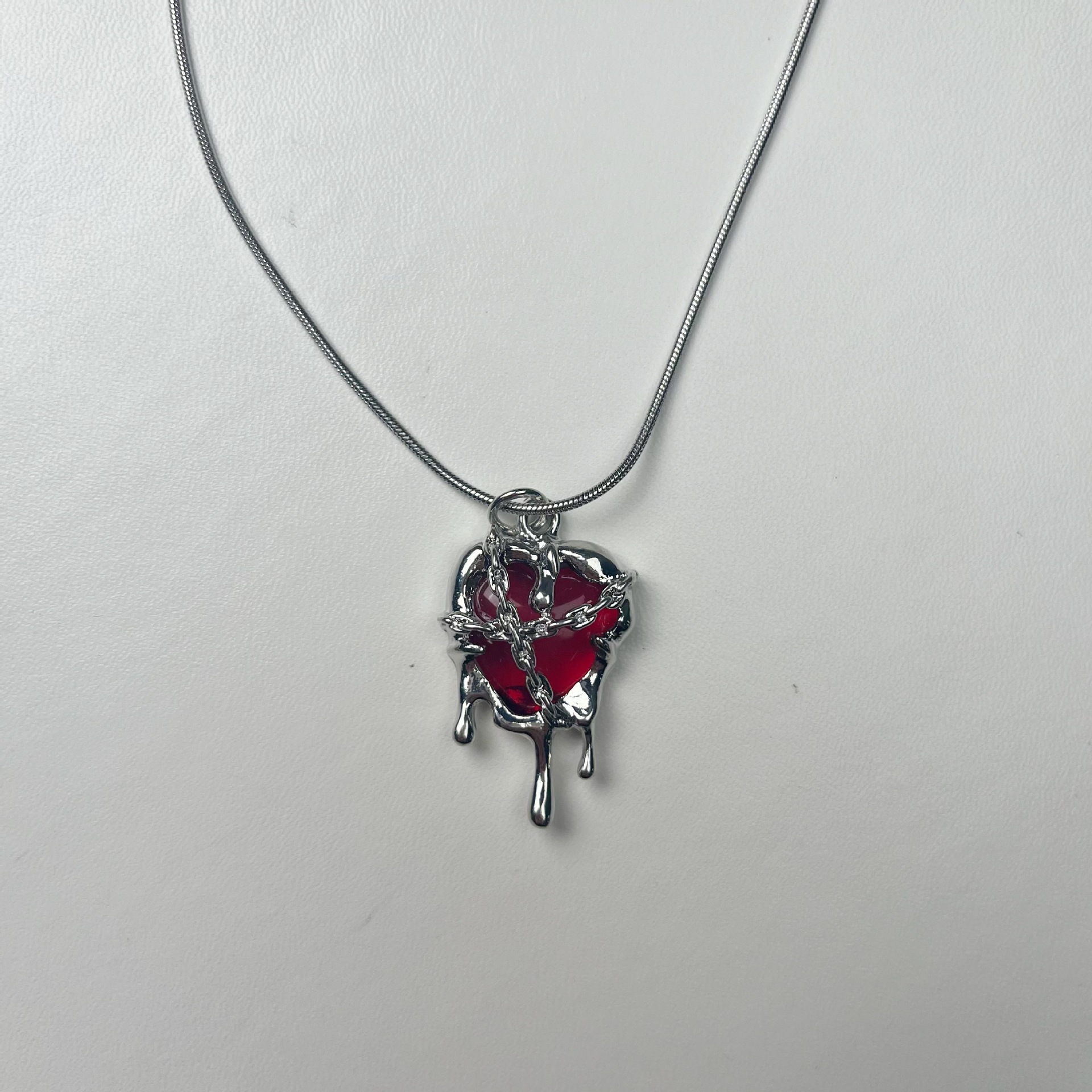Women'S Emo Accessories - New Punk Gothic Red Black Lava