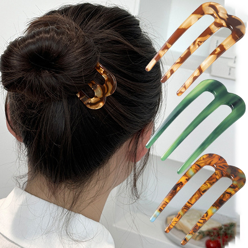 Women'S Accessories List - Acetic Acid Hair Forks Three Teeth