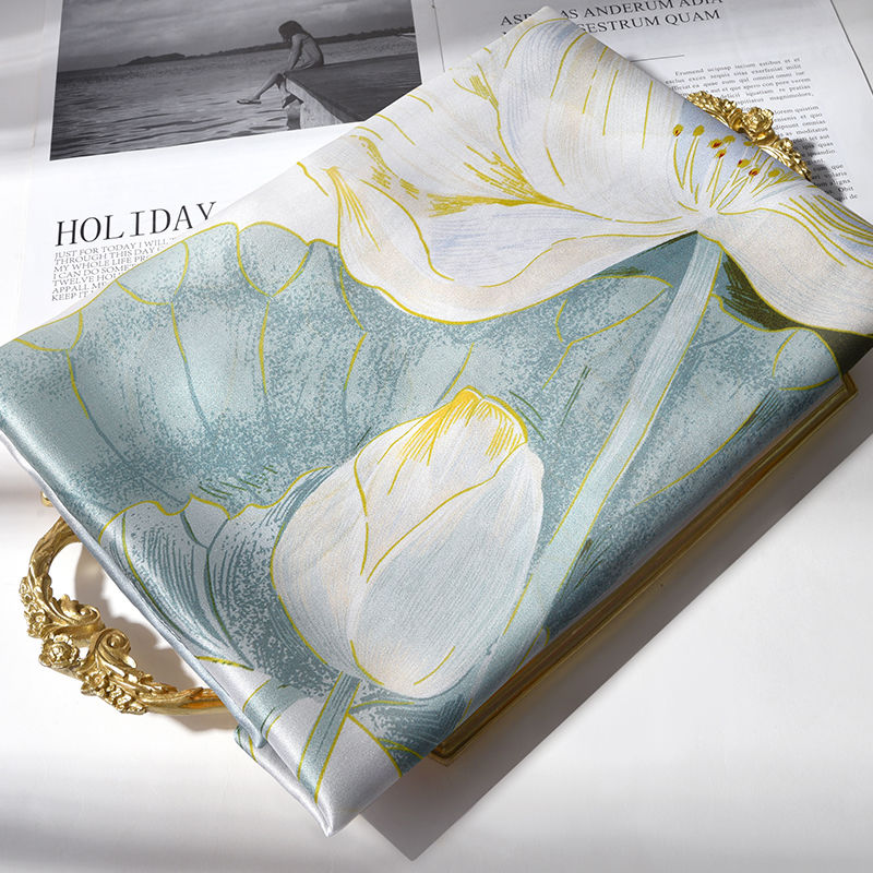 Women Accessories Brands - 100% Silk Long Scarf Women Luxury