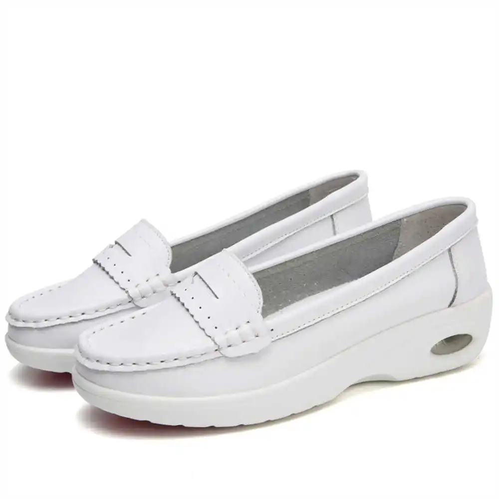 Thick Sole Slipon White Traine - Women Accessories Business Name Ideas reseña y precio