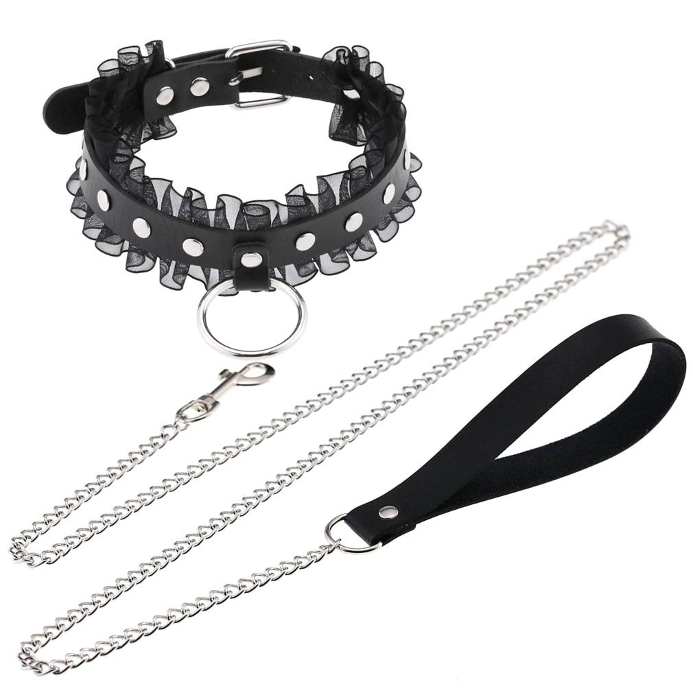 Sexy Lace Spiked Choker Punk C - Women'S Emo Accessories reseña y precio