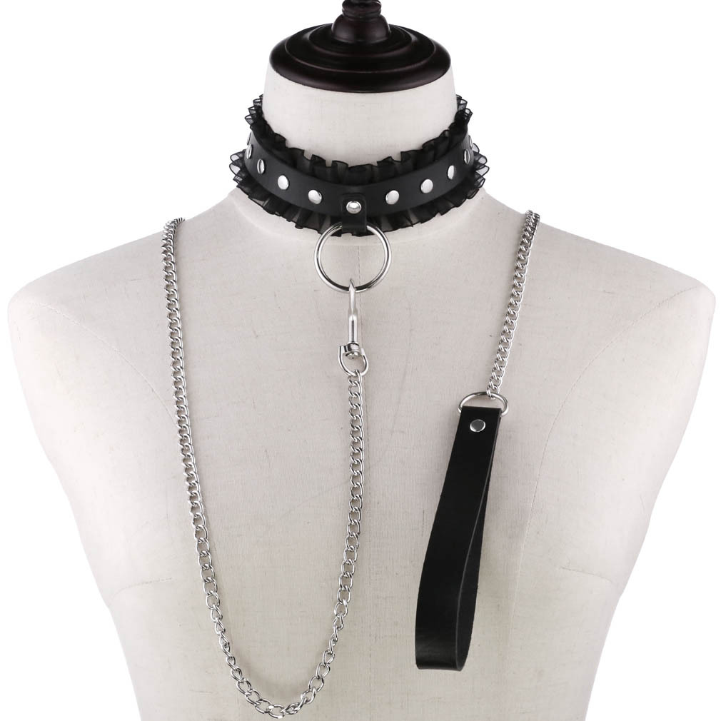 Sexy Lace Spiked Choker Punk C - Women'S Emo Accessories reseña y precio