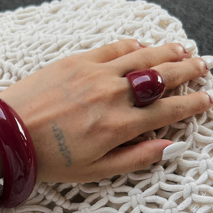 Irregular Resin Ring for Women - Women'S Accessories Rings reseña y precio
