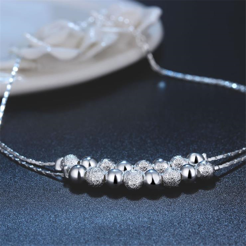 KOFSAC Summer New 925 Sterling - Beaded Anklet Chain reseña y precio