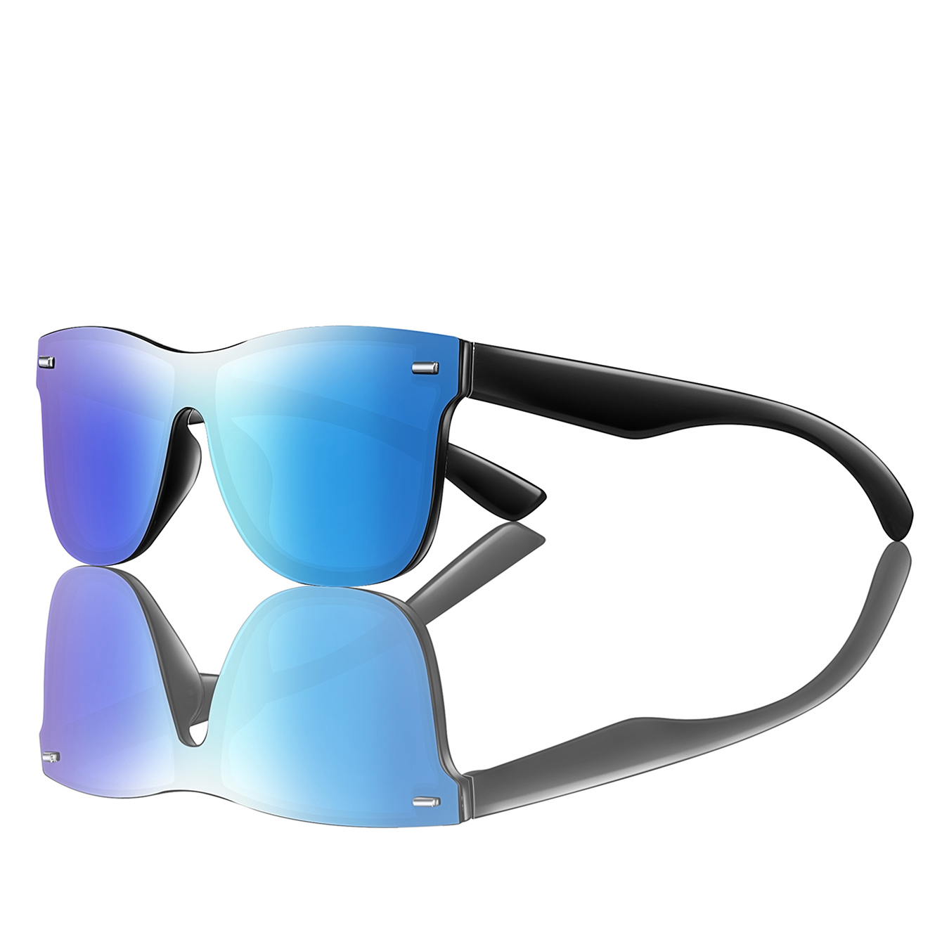 Men Women Fashion Windproof Sq - Sunglasses Oversized Square reseña y precio