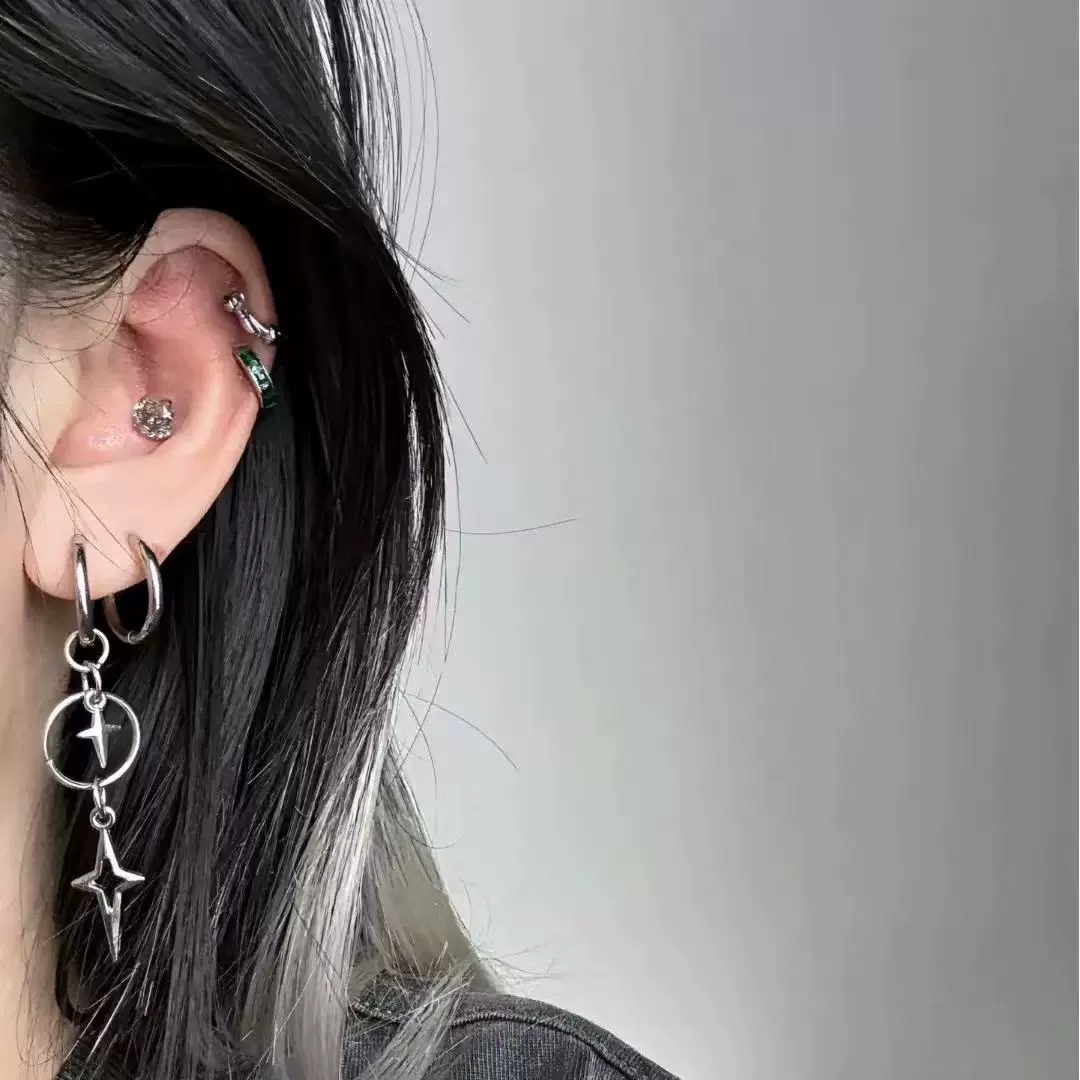 Personalized Punk Cross Star P - Women'S Emo Accessories reseña y precio