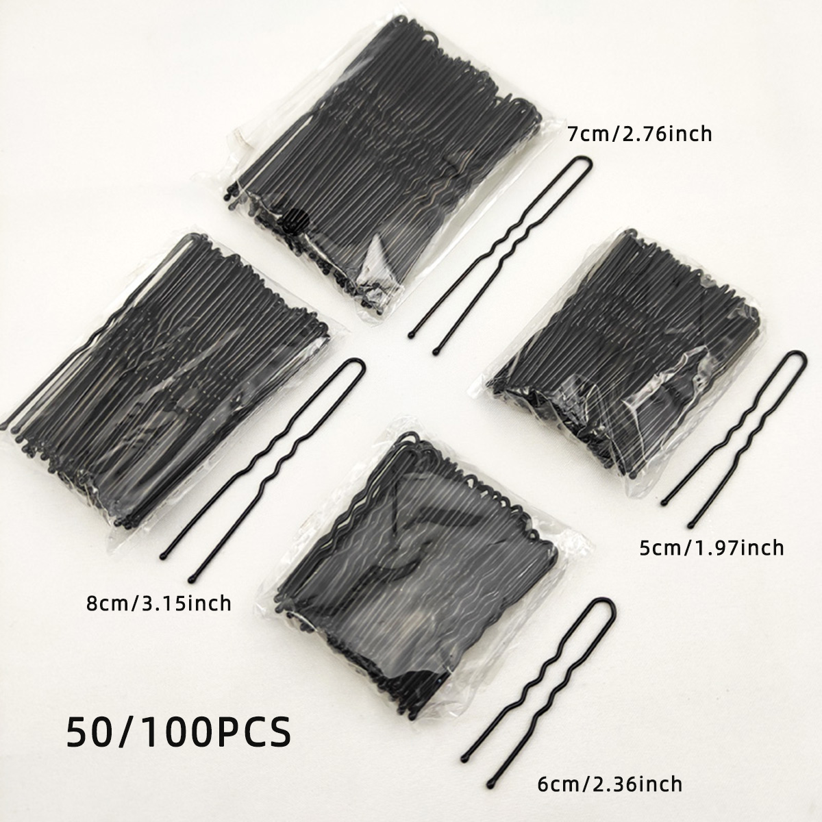50/100 PCS Women 5/6/7/8 cm Ha - Women'S Accessories List reseña y precio