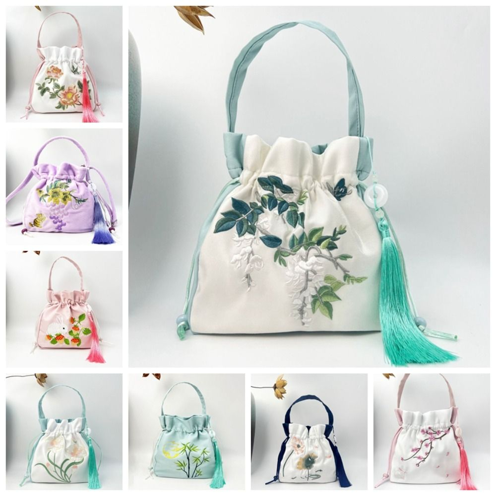Ethnic Style Embroidery Drawst - Women'S Accessories Handbags reseña y precio