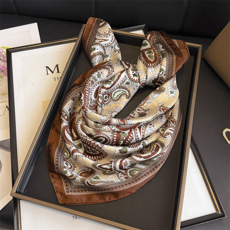 Hijab Square Scarf Silk Fashio - Women Accessories Brands reseña y precio