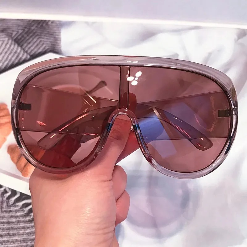 One Piece Oversize Shield Sung - Sunglasses Oversized Square reseña y precio