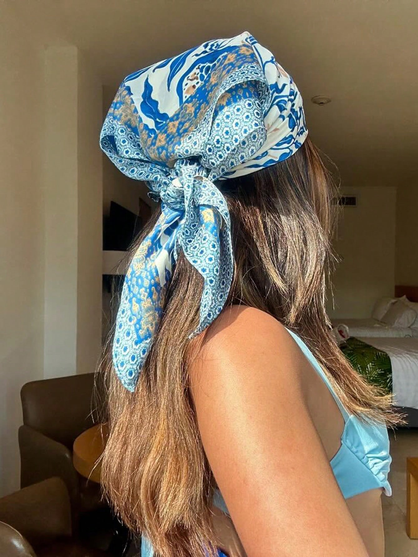 Luxury Brand Bohemia Print Squ - Women Accessories Brands reseña y precio