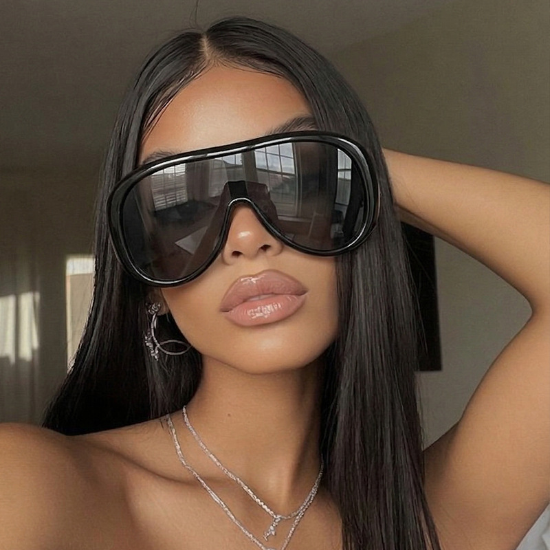 Oversized One Piece Large Fram - Sunglasses Oversized Square reseña y precio