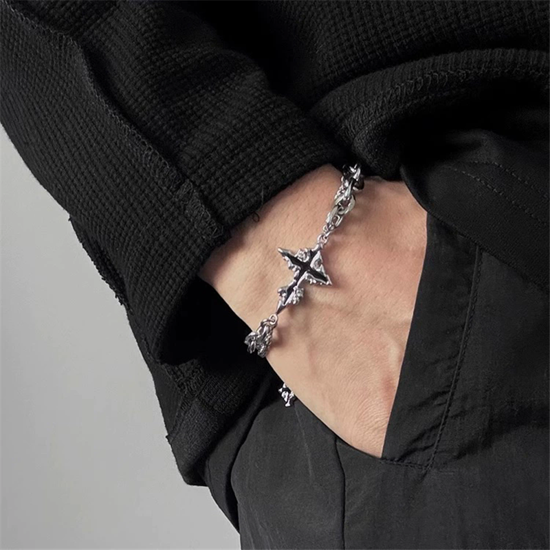 Punk Black Cross Pendant Chain - Women'S Emo Accessories reseña y precio