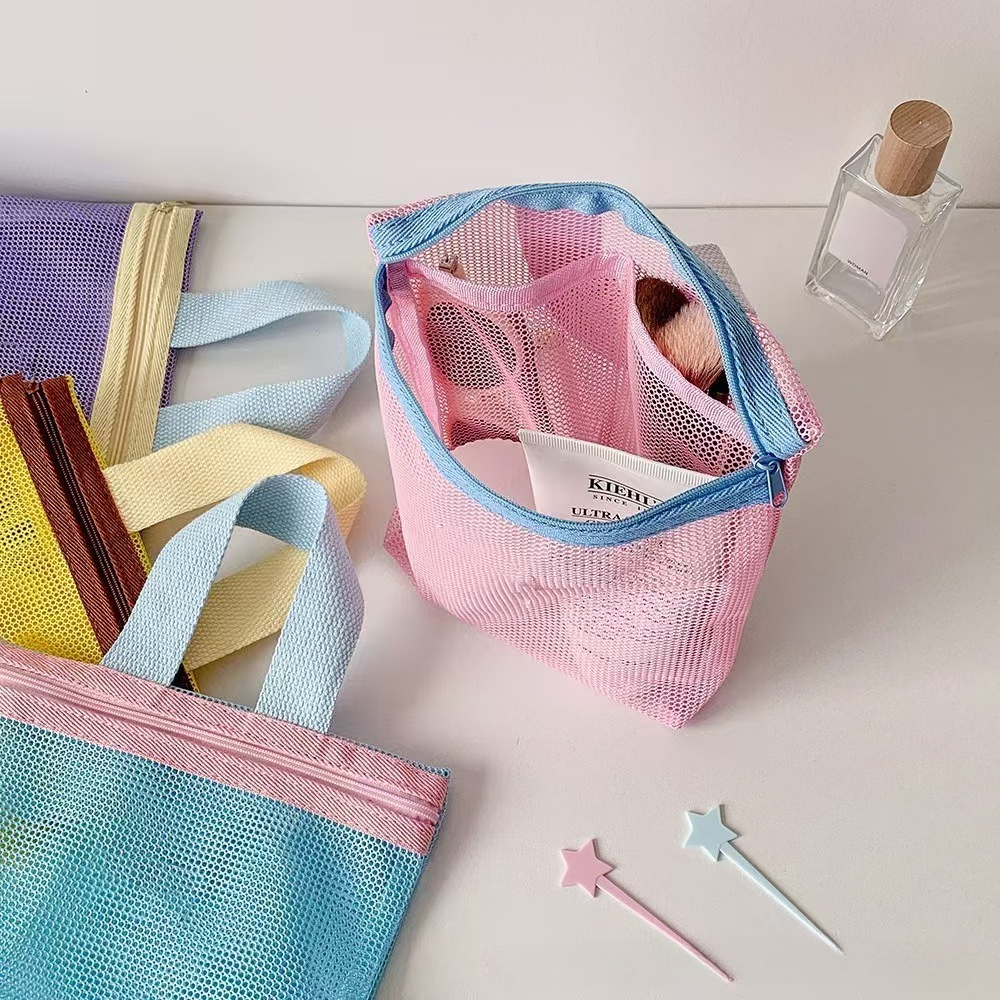 Macaron Color Makeup Organizer - Women Accessories Pack reseña y precio