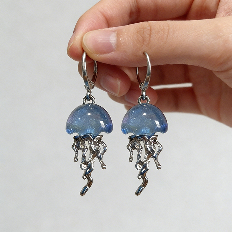 Cute Blue Jellyfish Ocean Pend - Women'S Emo Accessories reseña y precio