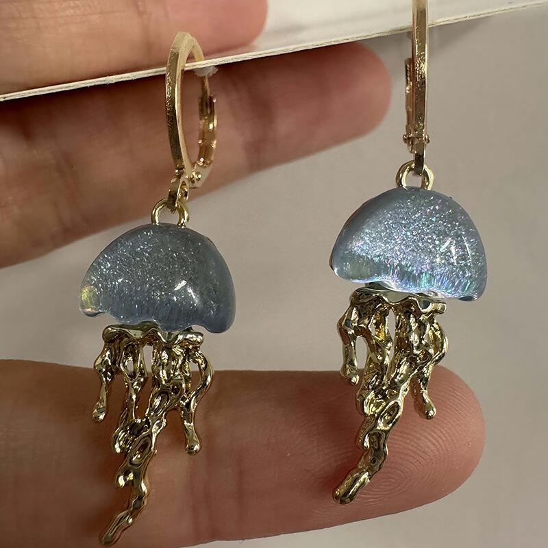 Cute Blue Jellyfish Ocean Pend - Women'S Emo Accessories reseña y precio