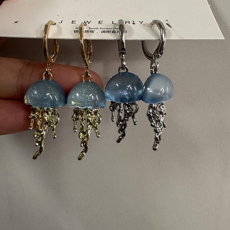 Cute Blue Jellyfish Ocean Pend - Women'S Emo Accessories reseña y precio