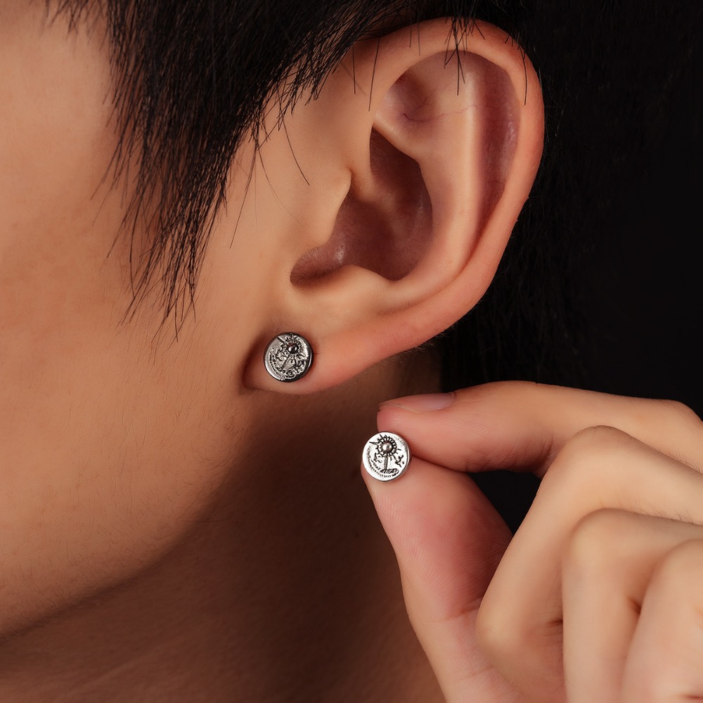 1pair Indian Eagle Stud Earrin - Women'S Eagles Accessories reseña y precio