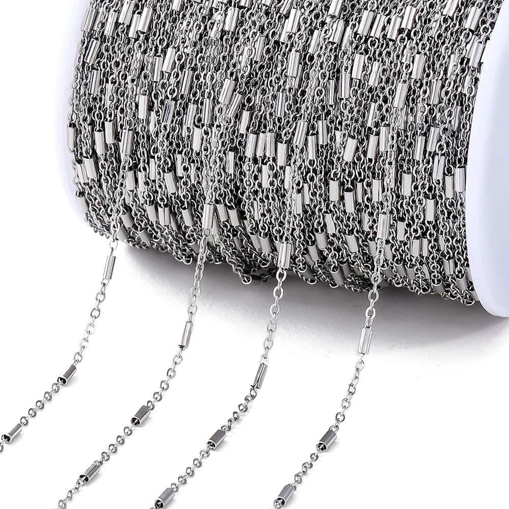 2Meters Stainless Steel Chain  - Beaded Anklet Chain reseña y precio