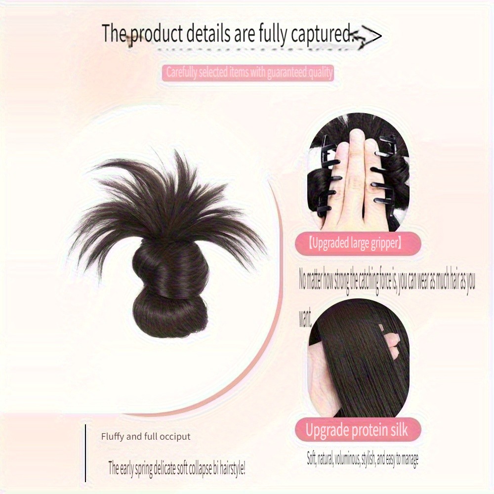 Low Synthetic Bun Ponytail Hai - Women Accessories Pack reseña y precio