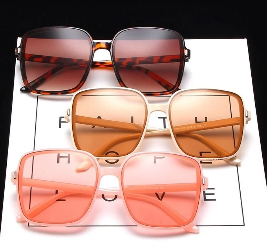 Vintage Oversized Square Sungl - Sunglasses Oversized Square reseña y precio