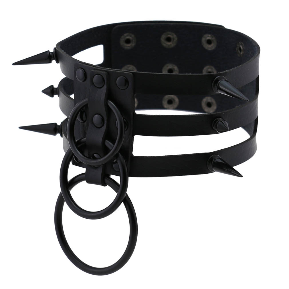 Fashion Women Men Black Rivet  - Women'S Emo Accessories reseña y precio