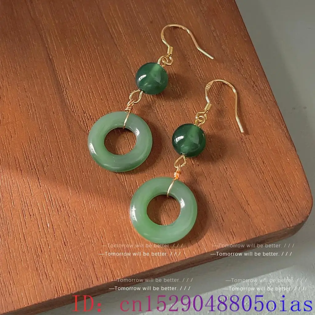 Green Real Jade Ring Earrings  - Women'S Accessories Rings reseña y precio