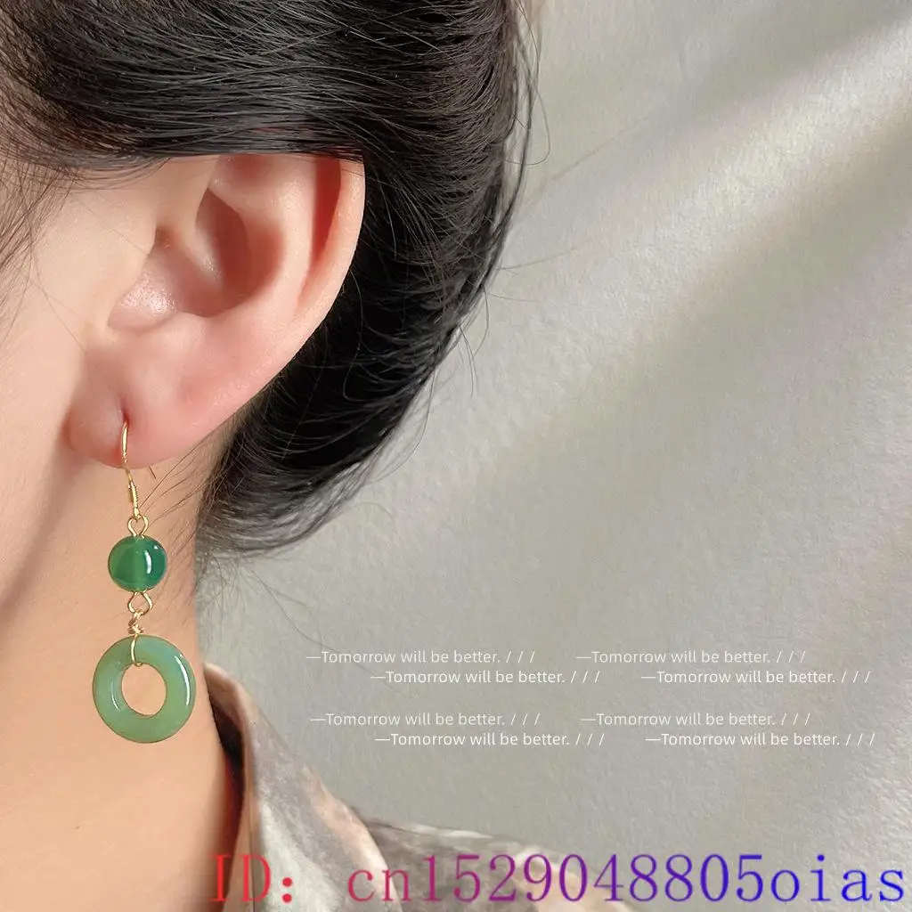 Green Real Jade Ring Earrings  - Women'S Accessories Rings reseña y precio