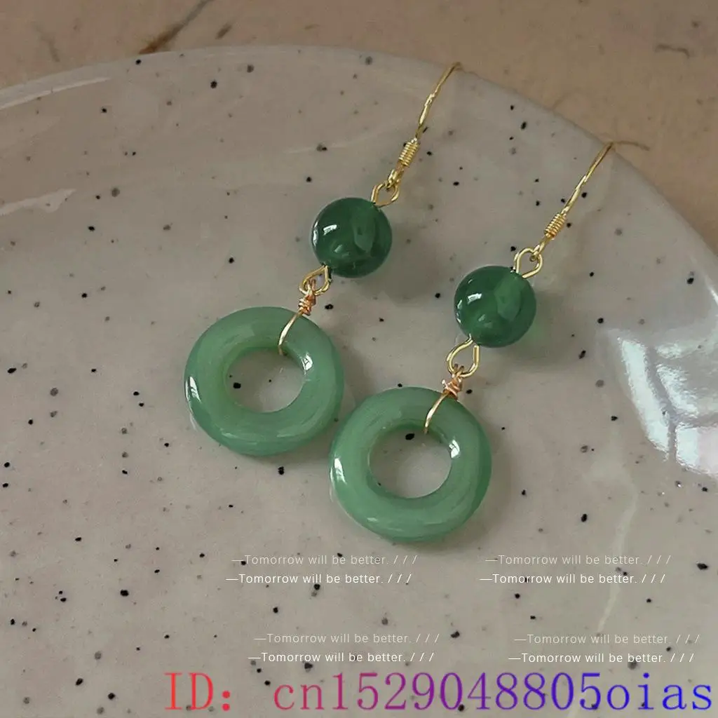 Green Real Jade Ring Earrings  - Women'S Accessories Rings reseña y precio