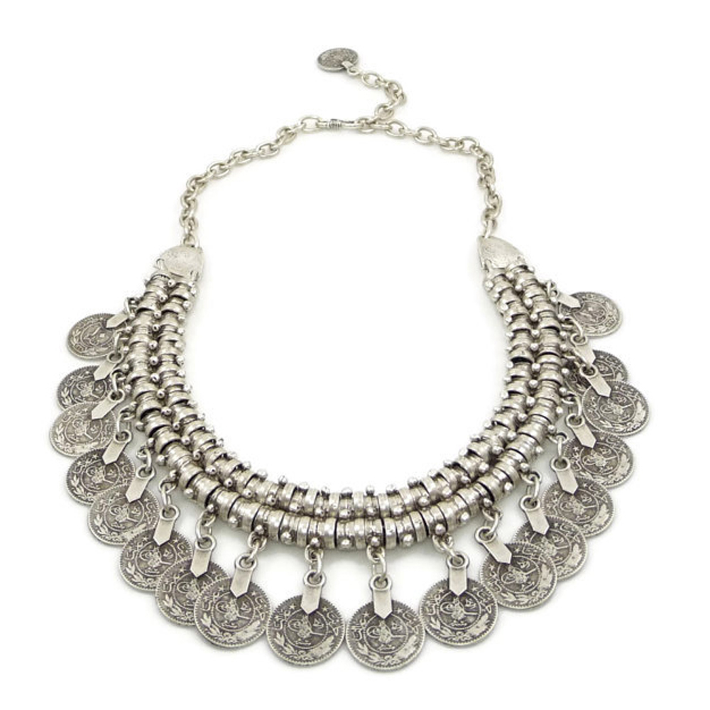 Vintage Alloy Coins Tassel Cho - Women Accessories Pakistan reseña y precio