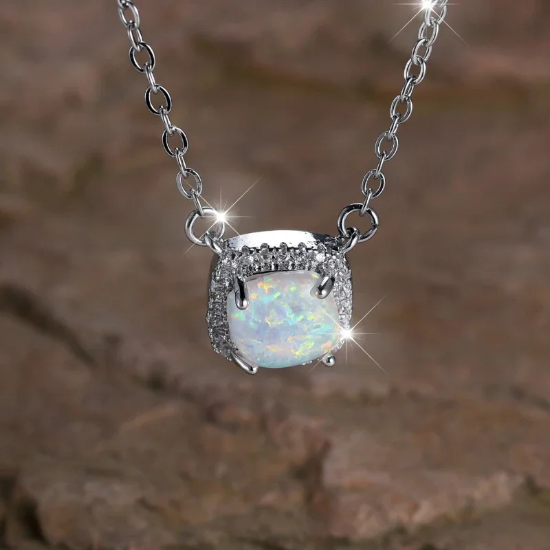 White Zircon Necklace for Wome - Women'S Accessories Australia reseña y precio