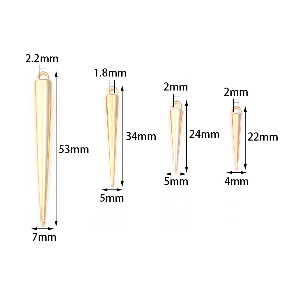 50-200pcs/lot CCB Plastic Cone - Women Accessories Pack reseña y precio