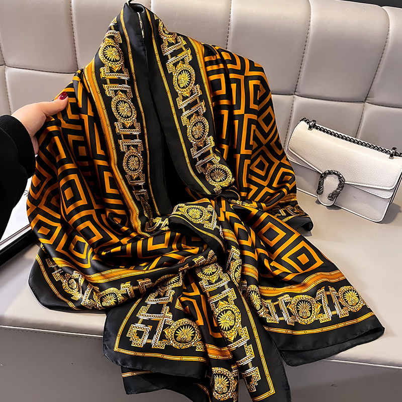 Luxury Brand Silk Scarf Women  - Women Accessories Brands reseña y precio