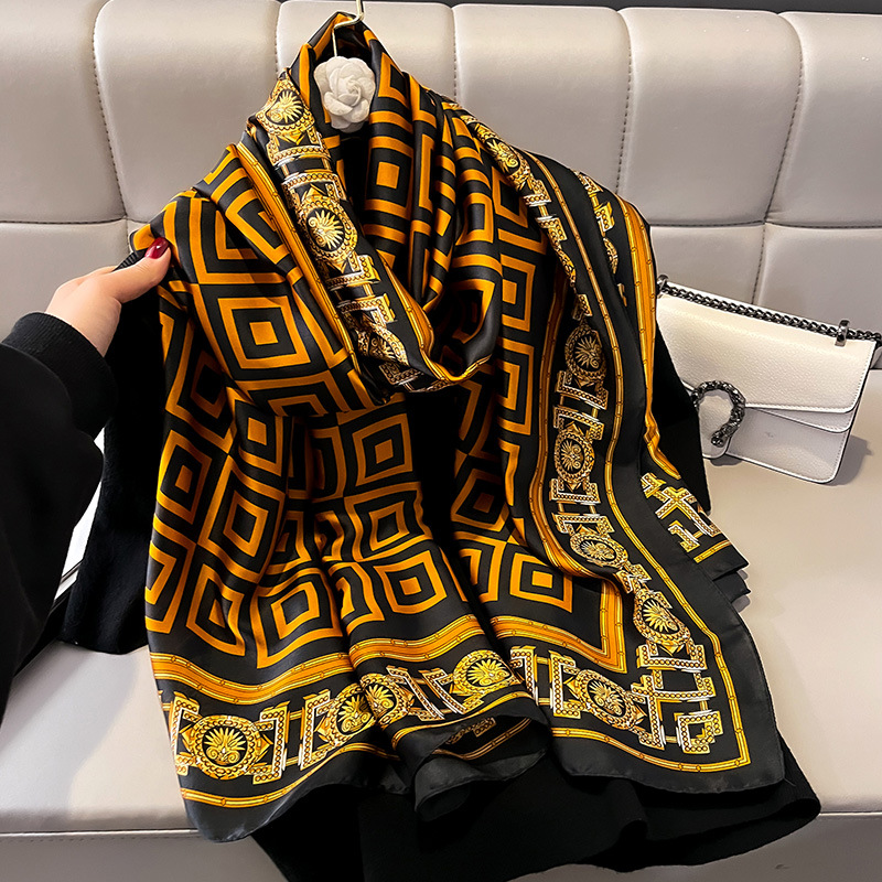 Luxury Brand Silk Scarf Women  - Women Accessories Brands reseña y precio