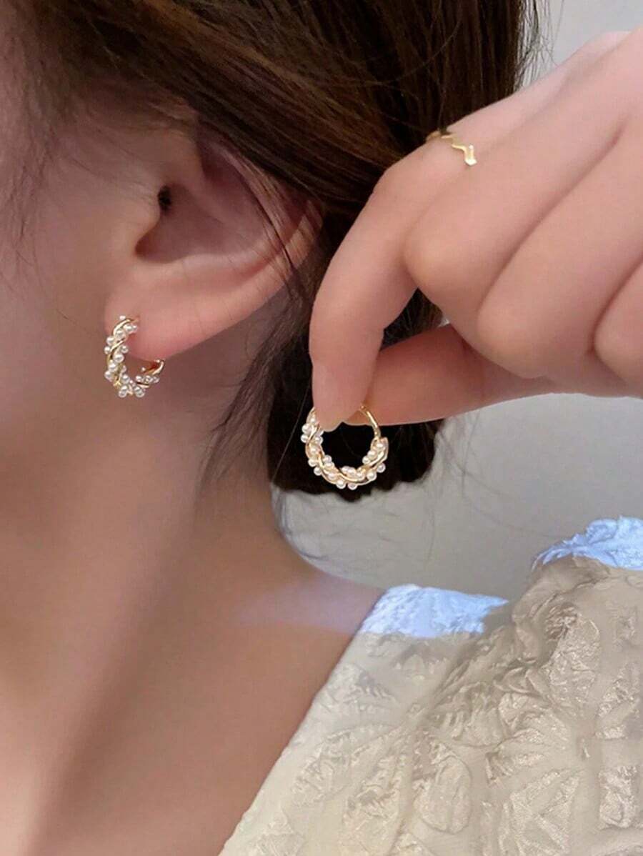 1 Pair(2pcs) Korean Fresh Swee - Women'S Accessories Rings reseña y precio