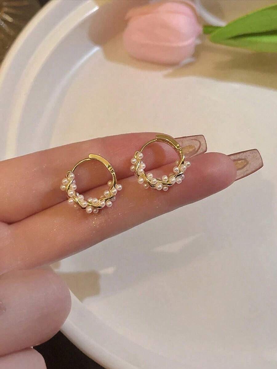 1 Pair(2pcs) Korean Fresh Swee - Women'S Accessories Rings reseña y precio