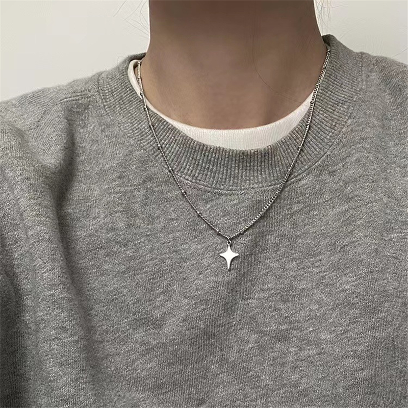 Kpop Goth Silver Color Star Pe - Women'S Emo Accessories reseña y precio
