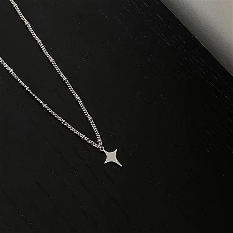 Kpop Goth Silver Color Star Pe - Women'S Emo Accessories reseña y precio