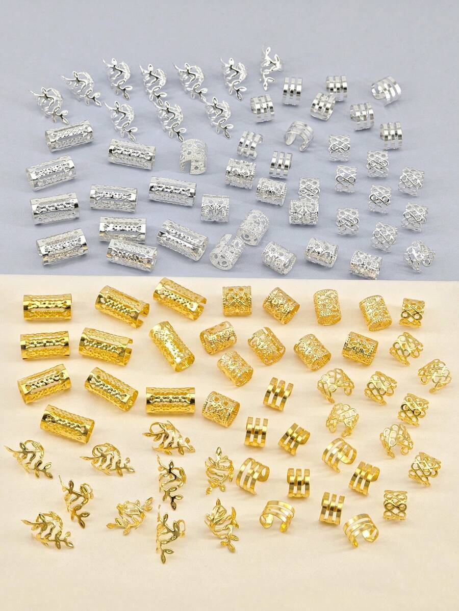 100pcs Vintage Bohemian Hollow - Women'S Accessories Rings reseña y precio