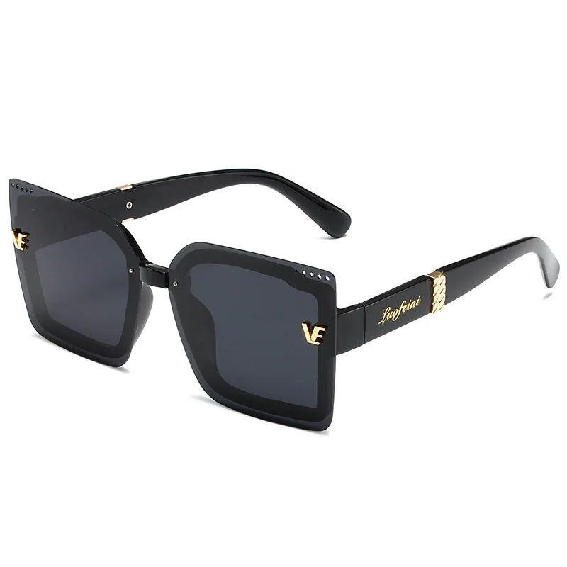 New Cool Rimeless Polarized Su - Sunglasses Oversized Square reseña y precio