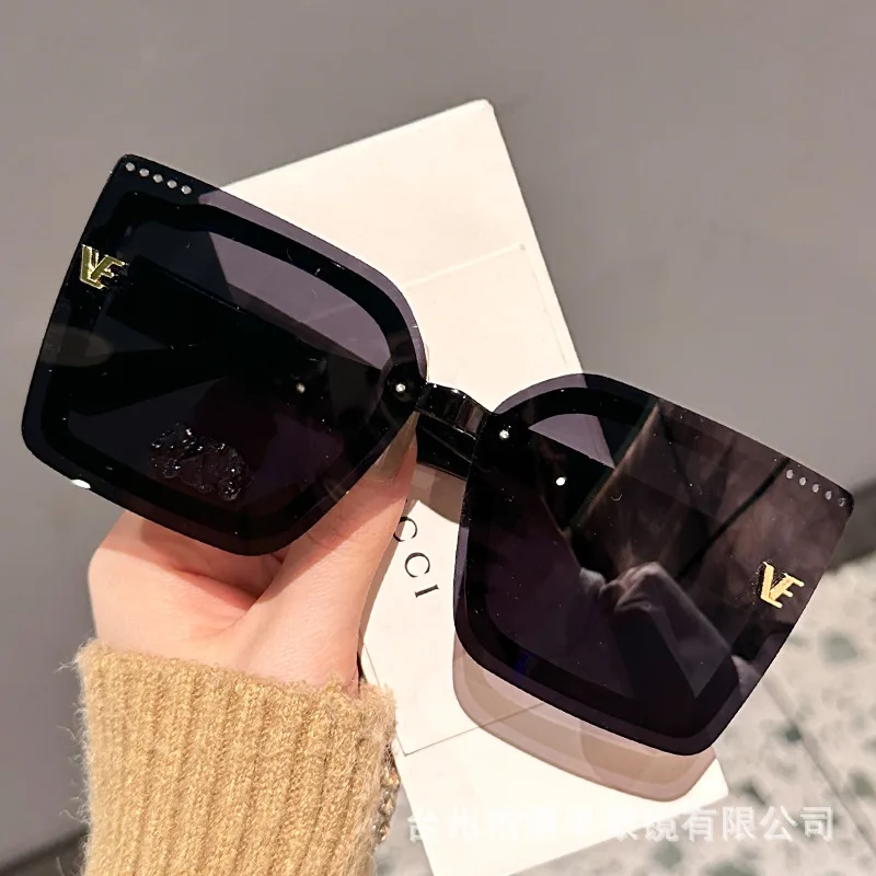 New Cool Rimeless Polarized Su - Sunglasses Oversized Square reseña y precio