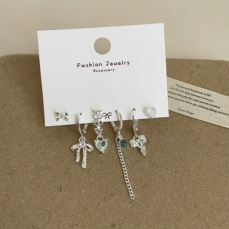 6Pcs Set Vintage Aesthetic Sil - Women'S Emo Accessories reseña y precio