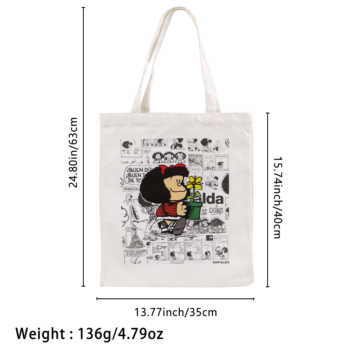 Fashion Canvas Tote Bag Women  - Women'S Accessories Handbags reseña y precio
