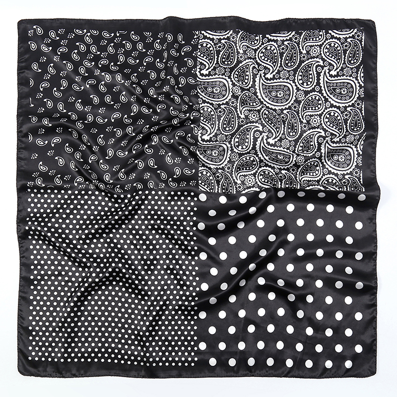 Handkerchiefs Hair Silk Scarf  - Women Accessories Brands reseña y precio
