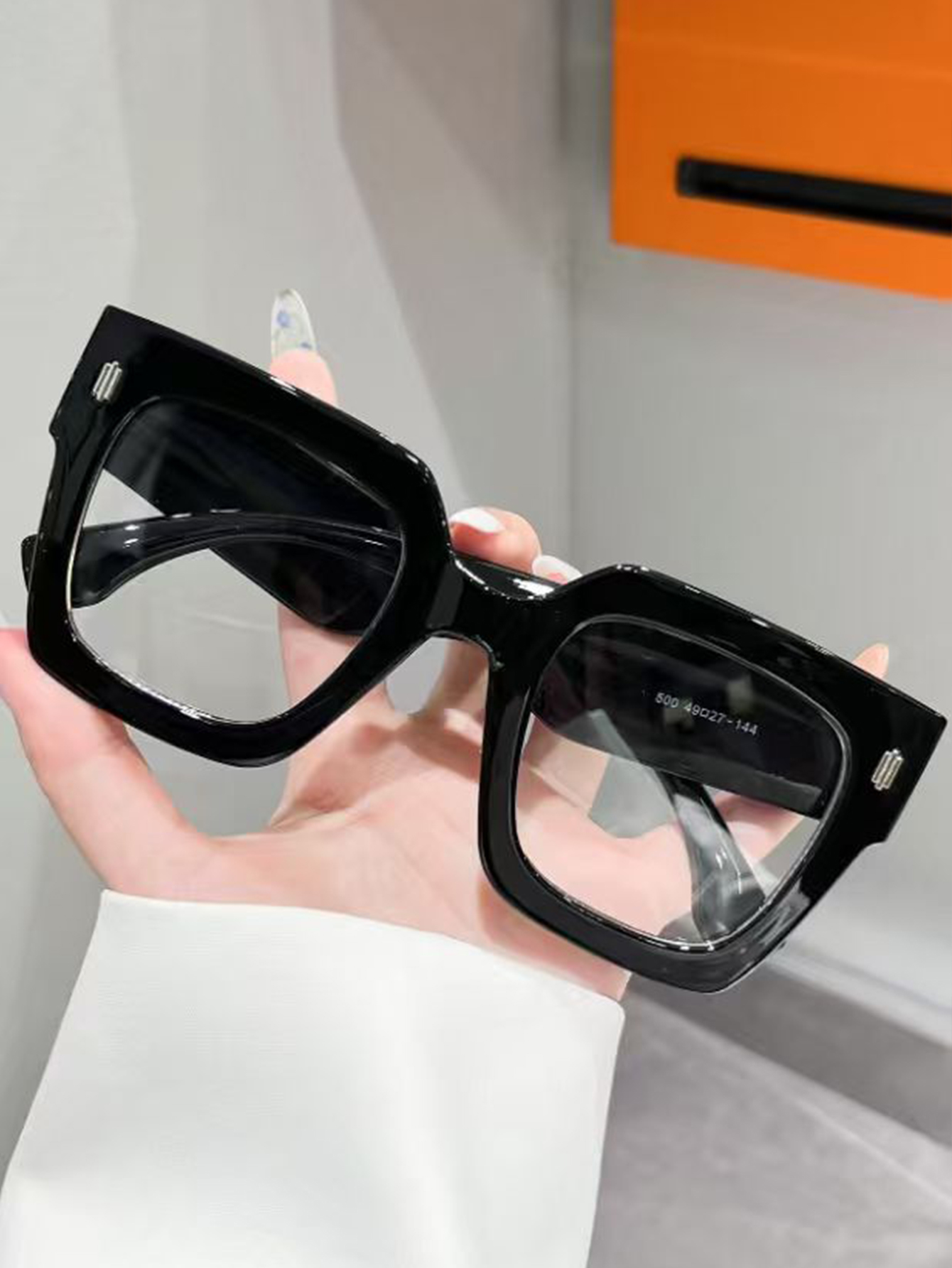 1Pc Oversized Square Frame Gla - Sunglasses Oversized Square reseña y precio